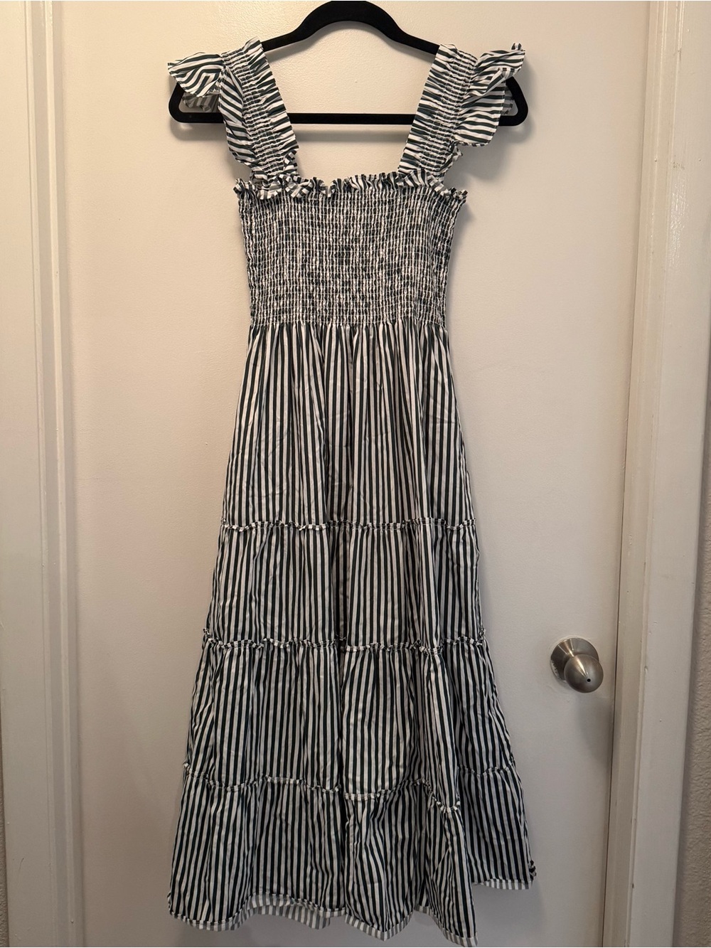 EUC Hill House Home The Ellie Nap Dress in Green Stripe | Small | SOLD OUT - Picture 10 of 13